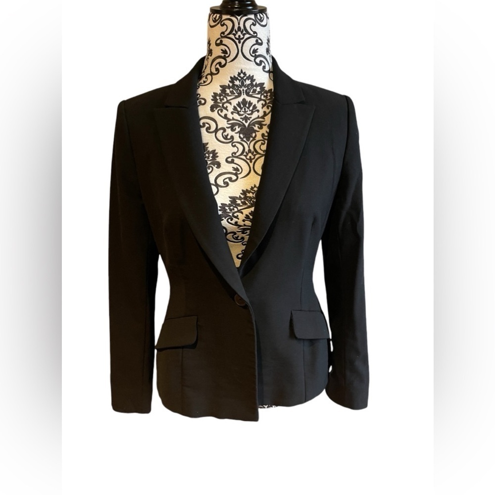 Judith + Charles wool black blazer